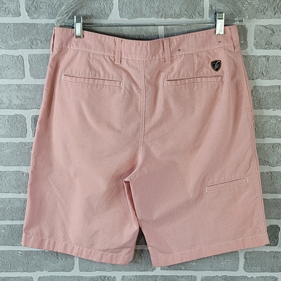 Cleavland Classics Coral Colored Golf Shorts Men's Shorts Size 32 - Picture 9 of 14